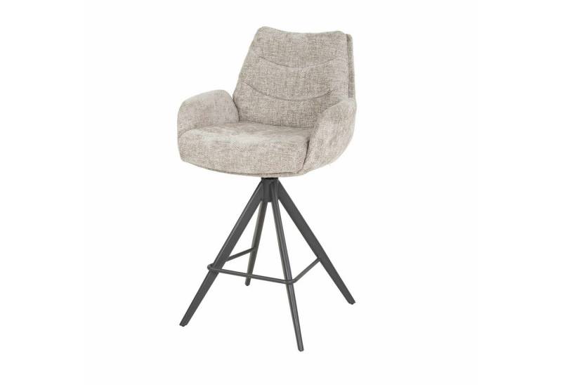 Feeling4Home Barhocker 2er-Set Barhocker Riloure mit Armlehne, Drehbar - Webstoff, Sand, Mit Fußstütze, Drehbar mit Memory-Effekt Feeling4Home Barhocker 2er-Set Barhocker Riloure mit Armlehne, Drehbar - Webstoff, Sand, Mit Fußstütze, Drehbar mit Memory-Effekt von Feeling4Home