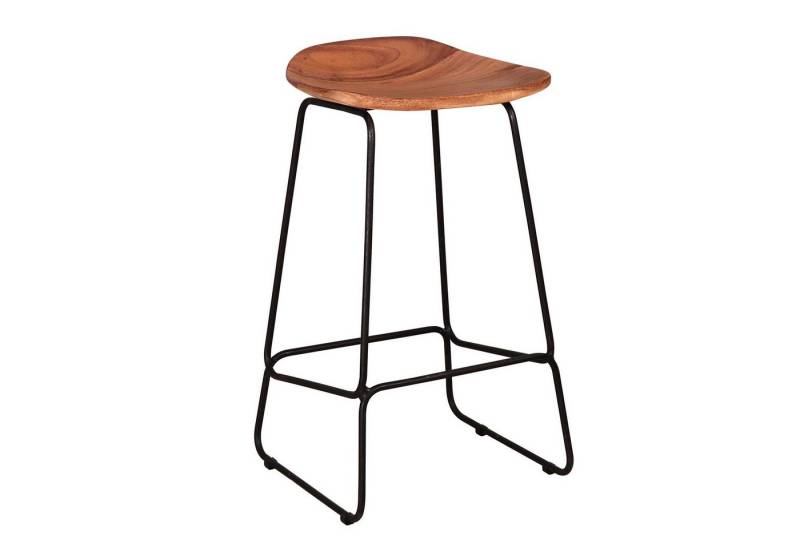 Feeling4Home Barhocker 4er-Set Barhocker Ergacian ohne Lehne - Akazienholz, Natur, Jedes Stück ein Unikat von Feeling4Home