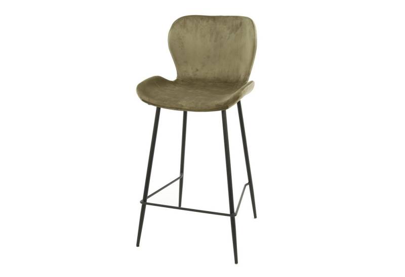 Feeling4Home Barhocker 4er-Set Barhocker Pipvel mit Lehne - Samt, Champagner, Weicher und bequemer Stoff Feeling4Home Barhocker 4er-Set Barhocker Pipvel mit Lehne - Samt, Champagner, Weicher und bequemer Stoff von Feeling4Home