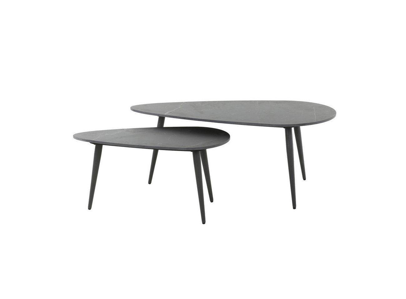 Feeling4Home Couchtisch 2er-Set Couchtisch Cerami - schwarze Keramikplatte, Nierenform, Marmorierte Keramikplatte in Nierenform Feeling4Home Couchtisch 2er-Set Couchtisch Cerami - schwarze Keramikplatte, Nierenform, Marmorierte Keramikplatte in Nierenform von Feeling4Home