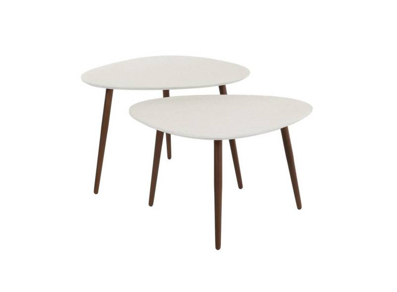 Feeling4Home Couchtisch 2er-Set Couchtisch Marbre - cremeweißer Marmor-Komposit, Organisch, mit bronzefarbenen Stahlbeinen für einen frischen Look Feeling4Home Couchtisch 2er-Set Couchtisch Marbre - cremeweißer Marmor-Komposit, Organisch, mit bronzefarbenen Stahlbeinen für einen frischen Look von Feeling4Home