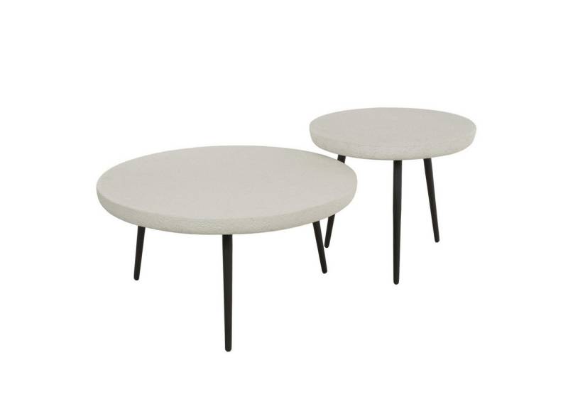 Feeling4Home Couchtisch 2er-Set Couchtisch Marbre - cremeweißer Marmor-Komposit, Rund, Tischplatte in Steinoptik Feeling4Home Couchtisch 2er-Set Couchtisch Marbre - cremeweißer Marmor-Komposit, Rund, Tischplatte in Steinoptik von Feeling4Home