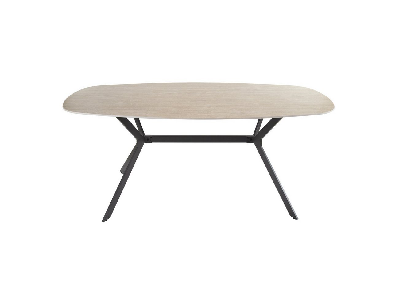 Feeling4Home Esstisch Esstisch Joradic - Keramik in Travertin-Optik Beige, 180 cm, Keramikplatte in Travertin-Design Feeling4Home Esstisch Esstisch Joradic - Keramik in Travertin-Optik Beige, 180 cm, Keramikplatte in Travertin-Design von Feeling4Home
