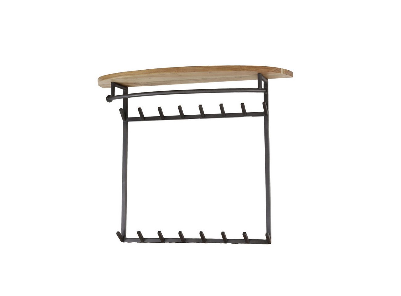 Feeling4Home Garderobe Garderobe Ovrund - Akazienholz massiv Natur, mit Hutablage & 12 Haken, Mit abgerundeter Oberfläche und schöner Holzmaserung Feeling4Home Garderobe Garderobe Ovrund - Akazienholz massiv Natur, mit Hutablage & 12 Haken, Mit abgerundeter Oberfläche und schöner Holzmaserung von Feeling4Home