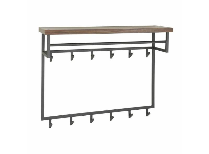 Feeling4Home Garderobe Garderobe Solalid - Saja Massivholz in Braun, mit Hutablage & 12 Haken, Unikat mit lebhafter Maserung, Farb- und Strukturunterschied Feeling4Home Garderobe Garderobe Solalid - Saja Massivholz in Braun, mit Hutablage & 12 Haken, Unikat mit lebhafter Maserung, Farb- und Strukturunterschied von Feeling4Home