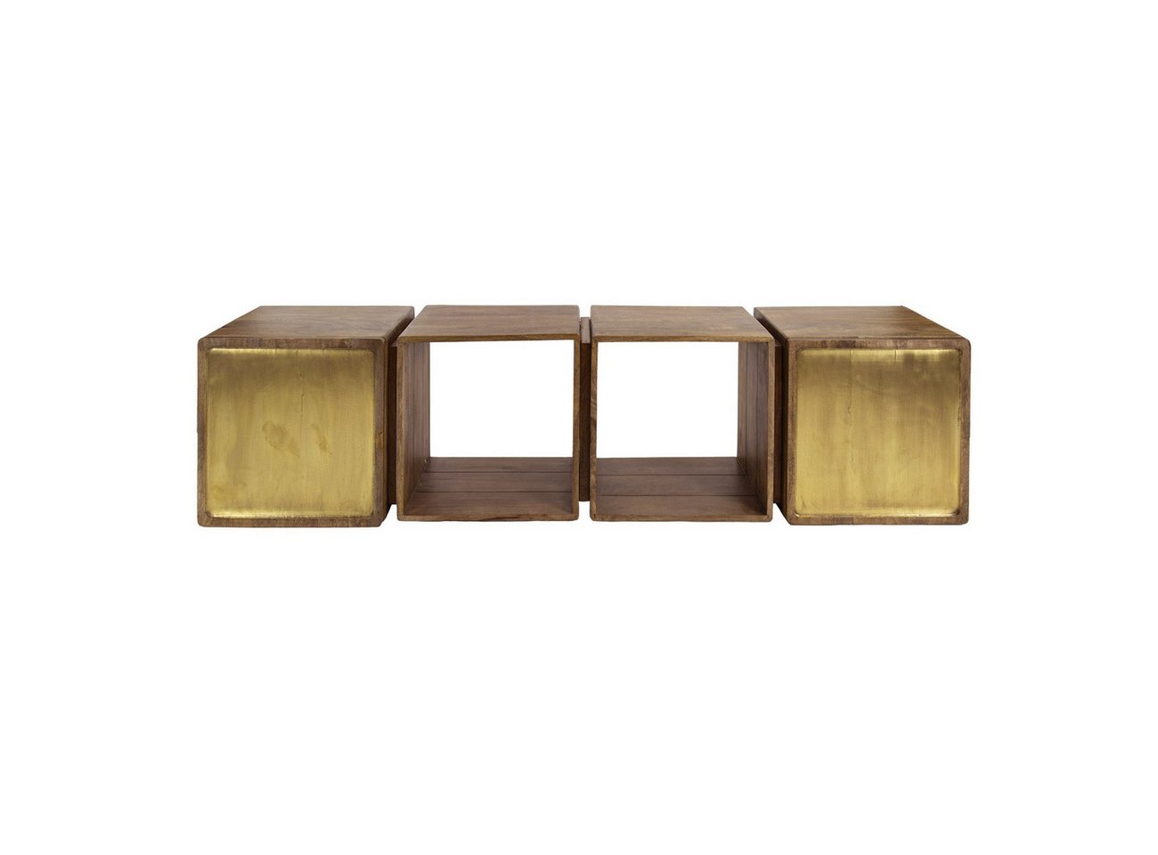 Feeling4Home TV-Board TV-Board Latona - Mangoholz massiv Braun mit Messingdekor, 170 cm, Schwebendes Design mit Schubladefront in Messingoptik Feeling4Home TV-Board TV-Board Latona - Mangoholz massiv Braun mit Messingdekor, 170 cm, Schwebendes Design mit Schubladefront in Messingoptik von Feeling4Home