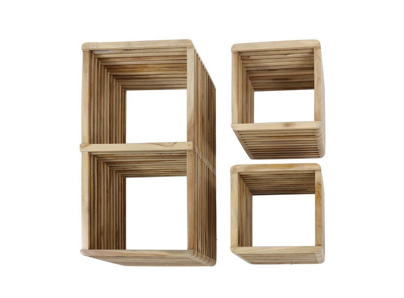 Feeling4Home Wandregal 3er-Set Wandregal Zitawe - verwittertes Teakholz massiv Natur, Schwebendes Design Feeling4Home Wandregal 3er-Set Wandregal Zitawe - verwittertes Teakholz massiv Natur, Schwebendes Design von Feeling4Home