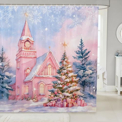 Feelyou Frohe Weihnachten Duschvorhang für Kinder Jungen Mädchen Rosa Badezimmer Duschvorhang-Set 182,9 x 182,9 cm Merry Christmas Tree und Schneemann Badvorhang Traumhafte Schneeflocke Kinder Feelyou Frohe Weihnachten Duschvorhang für Kinder Jungen Mädchen Rosa Badezimmer Duschvorhang-Set 182,9 x 182,9 cm Merry Christmas Tree und Schneemann Badvorhang Traumhafte Schneeflocke Kinder von Feelyou