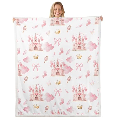 Feelyou Kinder-Plüschdecke für Bett, Sofa, Couch, niedliche Schleife, Sherpa-Decke, für Jungen und Mädchen, verträumtes Haus, Fleece-Überwurf, Decke, Märchenhaus, Teenager, Schlafzimmer, Dekoration Feelyou Kinder-Plüschdecke für Bett, Sofa, Couch, niedliche Schleife, Sherpa-Decke, für Jungen und Mädchen, verträumtes Haus, Fleece-Überwurf, Decke, Märchenhaus, Teenager, Schlafzimmer, Dekoration von Feelyou