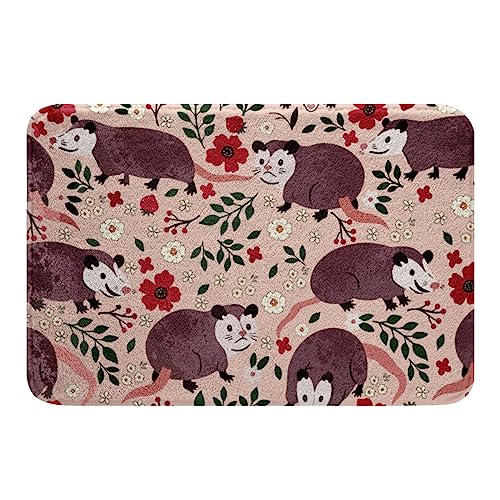 Opossum Kinder-Badematte, 40,6 x 61 cm, lustiger Opossum, Badezimmerteppich, Jungen, Mädchen, Teenager, Schlafzimmer, Dekoration, niedlicher Tierbereich, Teppich, Damen, Herren, Blumen, botanische Opossum Kinder-Badematte, 40,6 x 61 cm, lustiger Opossum, Badezimmerteppich, Jungen, Mädchen, Teenager, Schlafzimmer, Dekoration, niedlicher Tierbereich, Teppich, Damen, Herren, Blumen, botanische von Feelyou