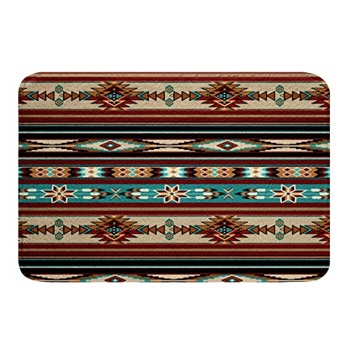 Western-Dekor-Teppich, Azteken-Badezimmerteppich, Cowboy, Cowgirl, Südwestern, Badematte, Kinder, Jungen, Mädchen, rustikale Bauernhaus-Dekoration, Badezimmerzubehör, Boho-Stil, Pfeil, Retro, weiche Western-Dekor-Teppich, Azteken-Badezimmerteppich, Cowboy, Cowgirl, Südwestern, Badematte, Kinder, Jungen, Mädchen, rustikale Bauernhaus-Dekoration, Badezimmerzubehör, Boho-Stil, Pfeil, Retro, weiche von Feelyou