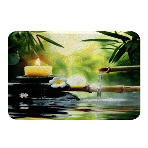Zen rutschfeste Badematte Zen Stones Shaggy saugfähige Bodenmatte für Meditation, ruhig, Natur, Kunstwerk, Mikrofaser, Badezimmerteppiche, Zen, spirituelle Natur, Raumdekoration, 50.8x81.3 cm Zen rutschfeste Badematte Zen Stones Shaggy saugfähige Bodenmatte für Meditation, ruhig, Natur, Kunstwerk, Mikrofaser, Badezimmerteppiche, Zen, spirituelle Natur, Raumdekoration, 50.8x81.3 cm von Feelyou
