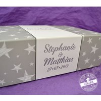 Hochzeit Erinnerungsbox, Sammelbox Für Erinnerungen An Die Hochzeit, Aufbewahrungsbox Hochwertige Box Mit Magnetverschluss, Personalisierbar von FeenstaubHandmade