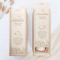 Kerzenbox Für Die Taufkerze Personalisiert | Gravierte Aufbewahrungsbox Mit Namen Und Wunschtext Dicke Kerzen Holzbox Taufgeschenk Kerzenbox Für Die Taufkerze Personalisiert | Gravierte Aufbewahrungsbox Mit Namen Und Wunschtext Dicke Kerzen Holzbox Taufgeschenk von FeenstaubHandmade