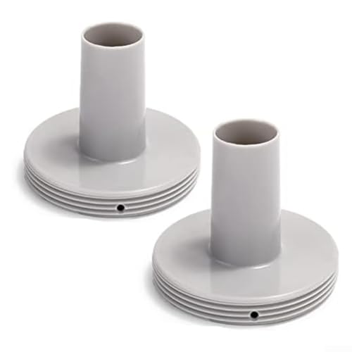 1 63,5 cm Siebanschluss für Intex Schwimmen für Pool, Essential Filteradapter für effektive Poolpflege, 2er-Set (2-Weiß) von Feeshoppher