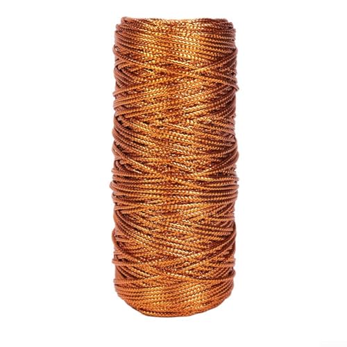 1 x 5 mm Schnur für Bastelprojekte, 100 m Schnur zum Wickeln und Schleifen (Bronze) von Feeshoppher