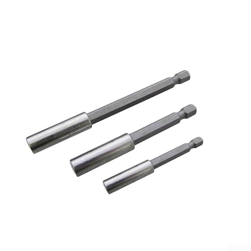 1 x verlängerte Verbindungsstange mit starkem Magnet für elektrische Schraubendreher und Handbohrmaschinen, 60 mm, 75 mm, 100 mm (75 mm) von Feeshoppher