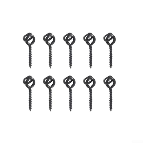 20 Stück Köderschrauben mit Ringwirbel zum Karpfenangeln, ideal für schwimmende Pop-Up-Boilies Verbindung 20 Stück Köderschrauben mit Ringwirbel zum Karpfenangeln, ideal für schwimmende Pop-Up-Boilies Verbindung von Feeshoppher