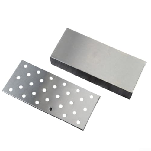 30,5 cm Grill-Holzspäne-Box aus Edelstahl, perfekt für Rauchgeschmack 30,5 cm Grill-Holzspäne-Box aus Edelstahl, perfekt für Rauchgeschmack von Feeshoppher