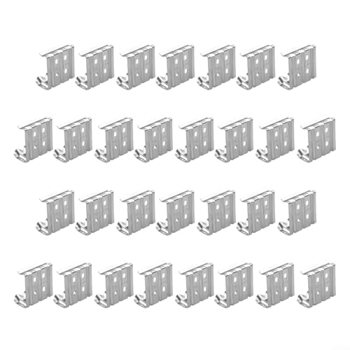 30 Stück Edelstahl-Clips für Photovoltaik-Wassermanagement, entworfen für sichere Installation (35 mm) von Feeshoppher