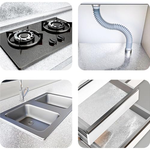 30 cm x 300 cm ölbeständige Aluminiumfolie Wandaufkleber für Küche, Hausrenovierung und Dekoration (C) von Feeshoppher