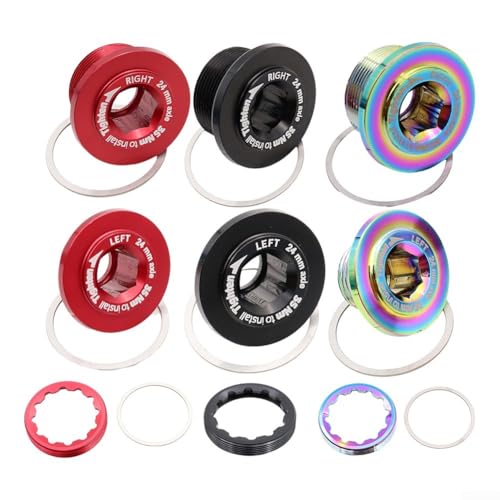 30 mm selbstziehende Kurbelarmschraube für Rotor mit Innen- und Außendichtungen für 24 mm und 30 mm Achsen (Bolzen L) von Feeshoppher