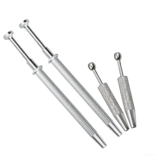 4 Pinzetten mit 3/4-Krallen für sichere Handhabung von Perlen und kleinen Gegenständen mit Komfort von Feeshoppher