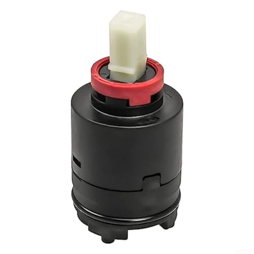 40 mm Duschkartusche Ersatz für 40PHF-2, Druckausgleichsventil-Kartusche mit Temperaturkontrolle, schwarzer Kunststoff-Duschventilkern 75 x 40 mm für Badezimmer-Armaturen 40 mm Duschkartusche Ersatz für 40PHF-2, Druckausgleichsventil-Kartusche mit Temperaturkontrolle, schwarzer Kunststoff-Duschventilkern 75 x 40 mm für Badezimmer-Armaturen von Feeshoppher