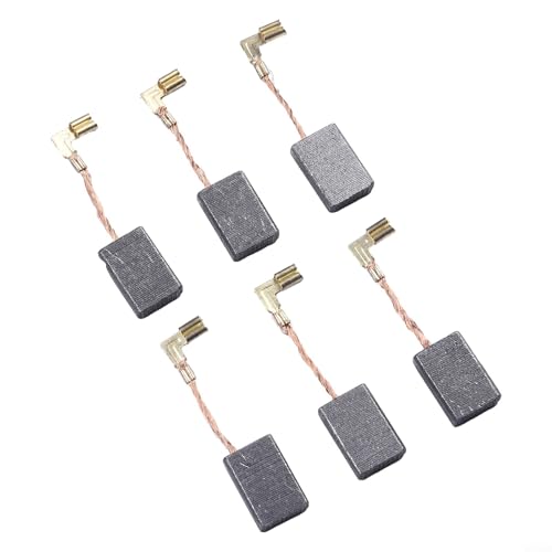 6 Kohlebürsten Set für 95539554NB 9557NB 9558PB HR2810 und weitere Winkelschleifer Varianten von Feeshoppher