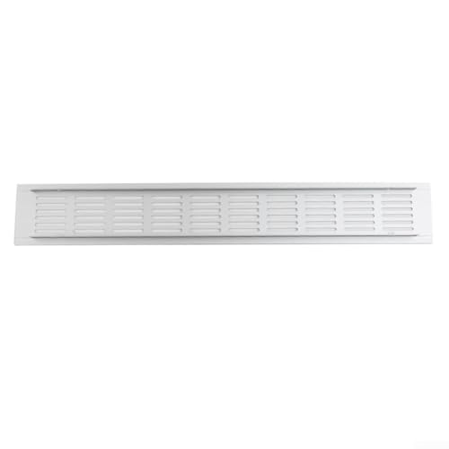 Aluminium-Lüftungsgitter für geschlossene Räume, effektive Schrank-Luftabdeckung für optimale Luftzirkulation (60 x 400 mm) von Feeshoppher