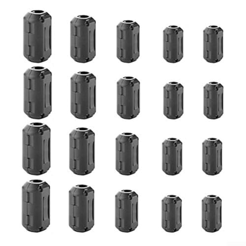 Cable Clip Solutions 20 Pcs of Ferrite Cores to Minimize Interference in USB and Power Line Applications Cable Clip Solutions 20 Pcs of Ferrite Cores to Minimize Interference in USB and Power Line Applications von Feeshoppher