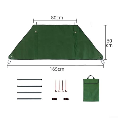 Camping-Windschutz für Outdoor-Grill und Lagerfeuer, leichtes und tragbares Design (M) von Feeshoppher