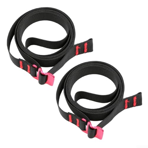 Campinggurte mit Schnellentriegelung, 150 cm Länge, 2 Stück Kordelband für Outdoor-Abenteuer Campinggurte mit Schnellentriegelung, 150 cm Länge, 2 Stück Kordelband für Outdoor-Abenteuer von Feeshoppher