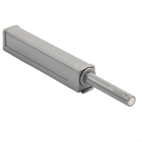 DIY Magnetischer Push to Open Riegel für Küchen- und Kleiderschränke, einfaches Touch-Entriegelungssystem (grau) von Feeshoppher