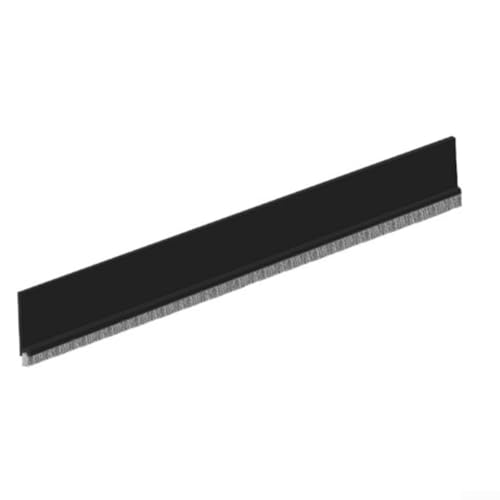 Doppelseitiger TPE-Türdichtungsstreifen, 100 cm, effektive Lösung für Lärm- und Insektenbarrieren (schwarz) von Feeshoppher