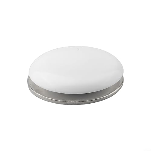 Duschvorhang-Gewichte mit magnetischen Clips, zur Aufrechterhaltung der Vorhangpositionierung (1 x weiß), 18 Stück von Feeshoppher