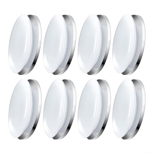 Duschvorhang-Gewichte mit magnetischen Clips, zur Aufrechterhaltung der Vorhangpositionierung (8 Stück weiß), 18 Stück von Feeshoppher
