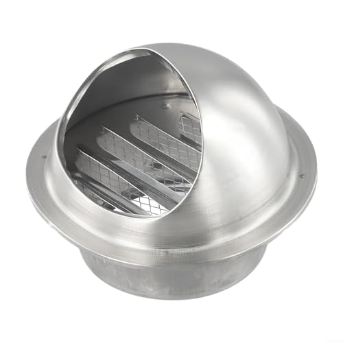 Edelstahl-Entlüftungskappe für effizientes Heizen und Kühlen von Wandsteckdosen (200 mm) von Feeshoppher