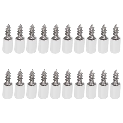 Ein komplettes Paket von zehn robusten Wasserhähnen, die unübertroffene Stabilität und Ausdauer für Ihre Regalprojekte bieten (Stützheringe mit weißer Abdeckung) von Feeshoppher