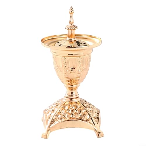 Einzigartiges Design Metall-Räuchergefäß für Bakhoor-Räucherstäbchen mit funktionaler Eleganz (Stil 4) von Feeshoppher