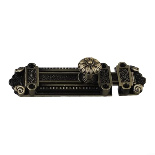 Elegante Vintage Tür- und Fensterriegel aus Zinklegierung, für die Sicherheit zu Hause (grün antik) von Feeshoppher