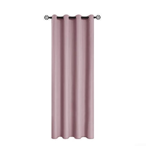 Energiesparende Wärmedämmung Vorhänge für Schlafzimmer und Wohnbereich mit vollständiger Verdunkelung (Rosa) von Feeshoppher