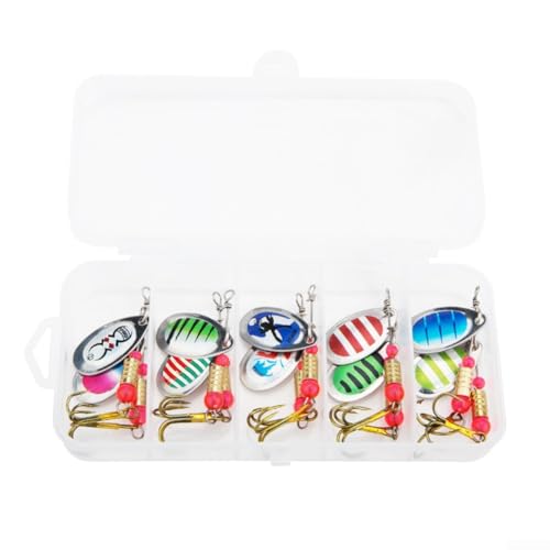 Essential Angel-Metallspinner mit praktischer Aufbewahrungsbox für begeisterte Angler, 10 Stück Essential Angel-Metallspinner mit praktischer Aufbewahrungsbox für begeisterte Angler, 10 Stück von Feeshoppher