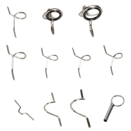 Essential Fishing For Rod Repair Kit with 11 Stainless Steel Guides for Smooth Line Handling Essential Fishing For Rod Repair Kit with 11 Stainless Steel Guides for Smooth Line Handling von Feeshoppher