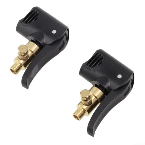 Fahrrad-Luftpumpen-Adapter-Set, 2 Stück, für Presta-Reifenschläuche mit Doppelkopf Fahrrad-Luftpumpen-Adapter-Set, 2 Stück, für Presta-Reifenschläuche mit Doppelkopf von Feeshoppher