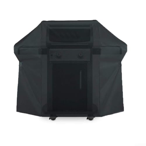 Feeshoppher BBQ Grill Cover 600D Oxford Cloth BBQ Grill Covers Heavy Duty Barbecue Bbq Covers Waterproof Outdoor Barbecue Gas Grill Protector with Adjustable Straps for Weather Protection(153x61x112) von Feeshoppher