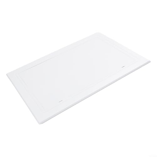 Feeshoppher Inspektionsportluken Professionelle lackierbare Zugangsplatte Inspektionstür Wandmontage ABS-Kunststoff Wartungsluke Runde Scharnierluke für Gipskartonoberfläche (200 x 300 mm) von Feeshoppher