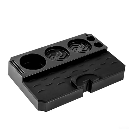 Feeshoppher Kaffeestampfer Ständer Espresso Stopfstation mit rutschfestem Boden Kaffee Zubehör Organizer Aufbewahrungsbox für 51 mm 54 mm 58 mm Siebträgerhalter Feeshoppher Kaffeestampfer Ständer Espresso Stopfstation mit rutschfestem Boden Kaffee Zubehör Organizer Aufbewahrungsbox für 51 mm 54 mm 58 mm Siebträgerhalter von Feeshoppher