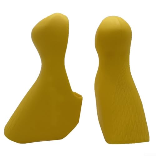 Feeshoppher Premium Gummi-Bremshebelhauben für ST 5700 105 Gangschaltung für optimale Leistung (gelb) von Feeshoppher