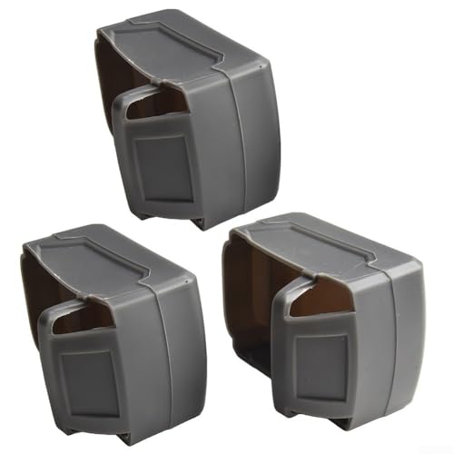 Feeshoppher Silikon-Schutzhülle für 18 V Akku 3.0 4.0 5.0 Ah Elektrowerkzeug Akku-Schutzschale Anti-Shock Drop Resistant 3 Pack von Feeshoppher
